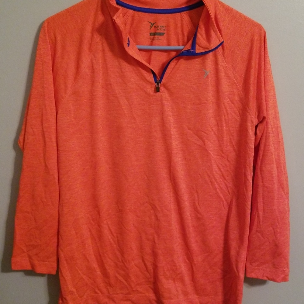 Neon orange old navy active shirt